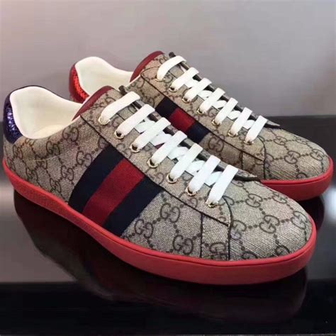 blue and red gucci shoes|red gucci shoes price.